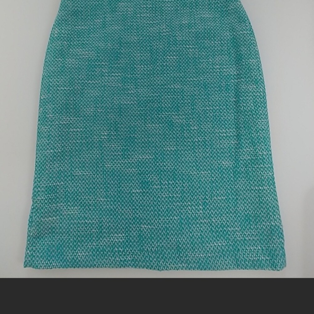 Talbot's turquoise Tweed pencil skirt 10